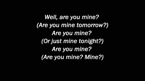 Read the lyrics and interpretations of the song R U Mine? by Arctic Monkeys, a song about a relationship with a girl who plays games and controls him. See how the lyrics describe his feelings, his fantasies, and his desperation to hear her say "Are you mine?" 